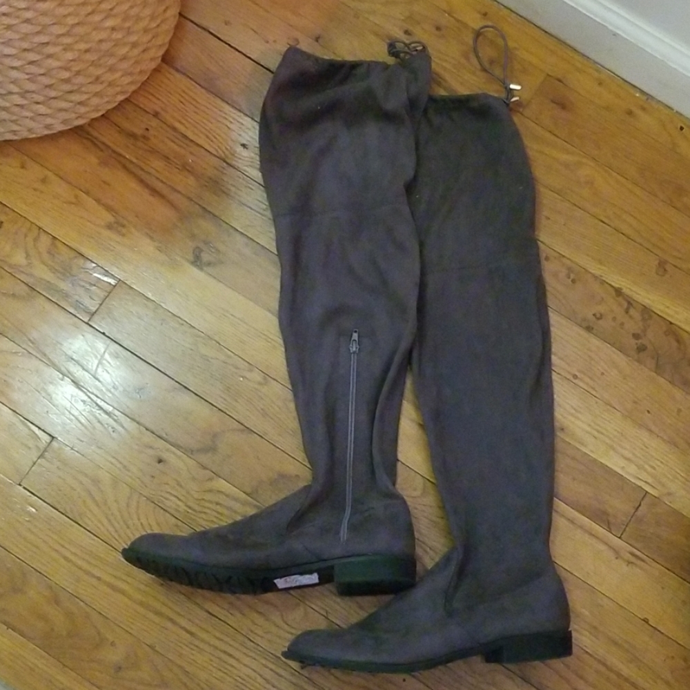 Faux suede thigh highs (Lowest price)